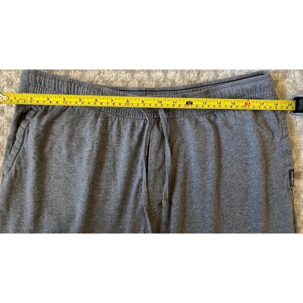 Eddie Bauer Mens TL Tall Gray Cotton Lounge Pajama Pants Drawstring Pockets